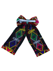 Rangtaari Pigtail Hair Bow – Traditional Navratri Hair Accessory