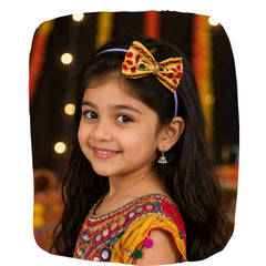 Kesariyo Hairband – Traditional Navratri Hair Accessory