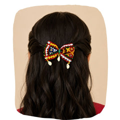 Chogada Big Kodi Bow – Ethnic Navratri Hair Accessory