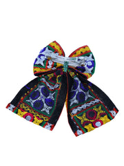 Chogada Pigtail Bow – Colorful Navratri Hair Accessory for Girls