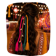 Kesariyo: Navratri 2024 Hair Accessories Collection
