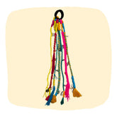 Navratri Hair Tassel Cords - Shades of Blue