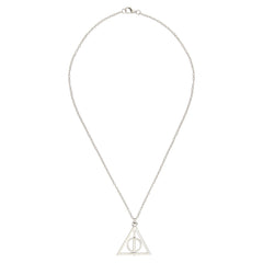 Harry Potter Inspired Silver Rotating Deathly Hallow Pendant