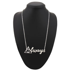 Harry Potter Inspired Silver ALWAYS Pendant