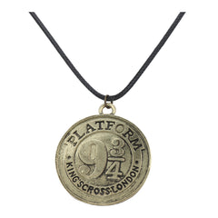 Harry Potter Inspired Bronze Platform 9 and 3/4 Pendant
