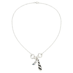 Fifty Shades of Grey Inspired Cuff and Tie Pendant