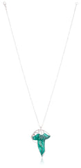 Lord of the Rings Inspired Aragorn Elven Green Leaf Pendant