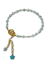 Lumba, Reimagined — Aqua Dream | 4-in-1 Baroque Pearl Lumba Rakhi