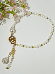 Lumba, Reimagined — Pearl Garden | 4-in-1 Baroque Pearl Lumba Rakhi