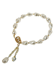 Lumba, Reimagined — Rose Blush | 4-in-1 Baroque Pearl Lumba Rakhi