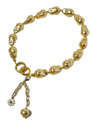Lumba, Reimagined — Golden Hour | 4-in-1 Baroque Pearl Lumba Rakhi
