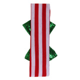Christmas Fabric Baby Headband with Green Bow [AHA192]