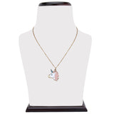 Pink Unicorn Pendant with a Printed Gift Card and Message for Young Girls [APD050]