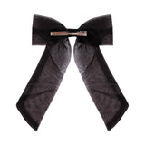 Large Organza Hair Bow in Black