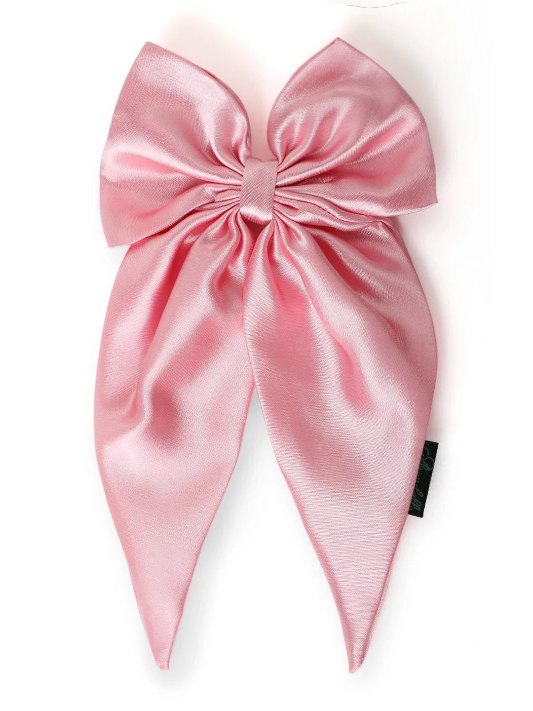 Satin Long Tail Bow  | Bow Hairpin clip  | Anti-Hair Breakage Hairclips