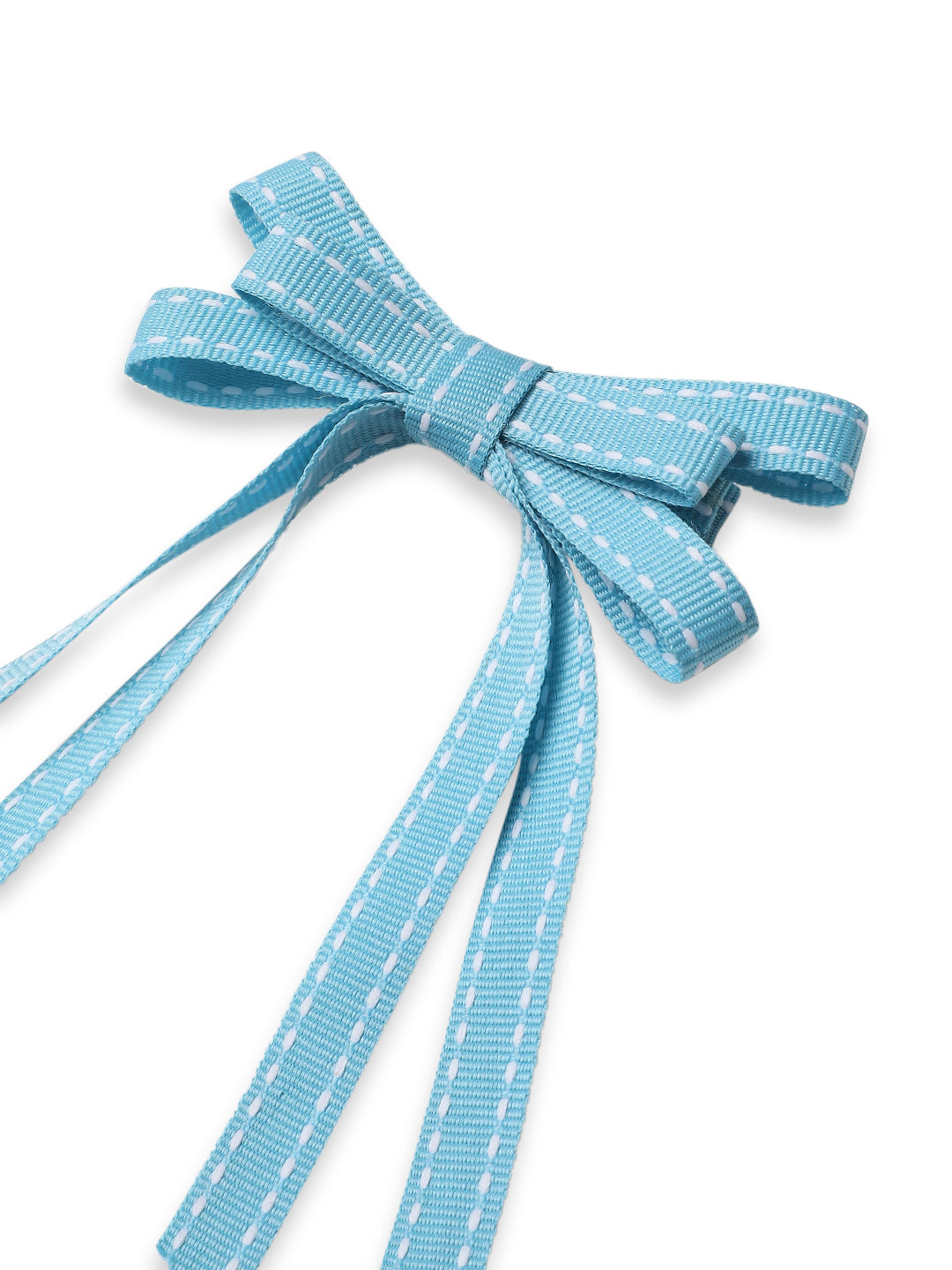 Grosgrain Ribbon Long Tail Petite Hair Bow