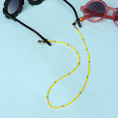 Arendelle Yellow Beaded Sunglass Chain For Girls/Women [AEC002]