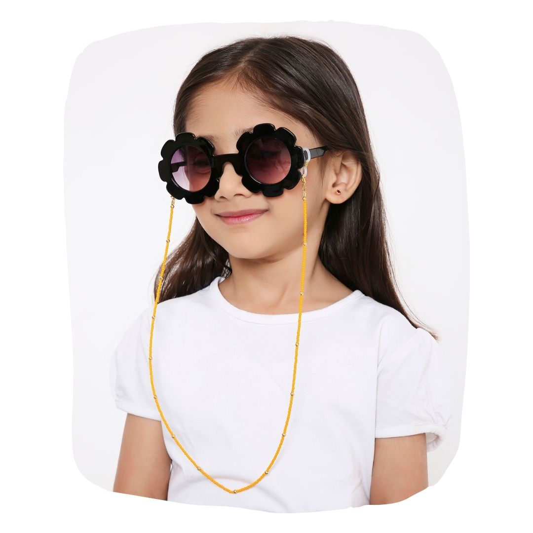 Arendelle Orange Beaded Sunglass Chain For Girls/Women [AEC003]