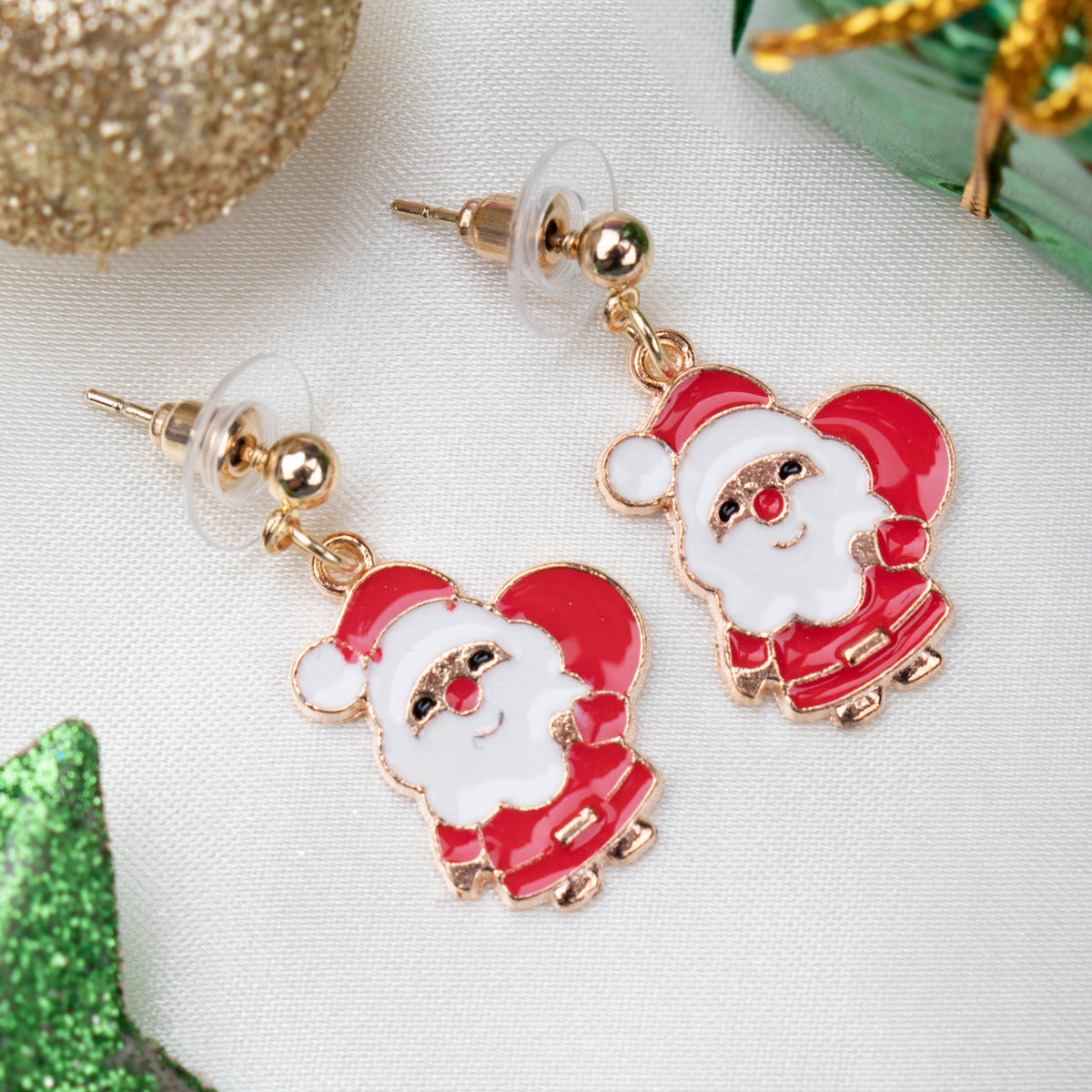 Christmas Special Cute Santa Claus Drop Earrings [AER127]