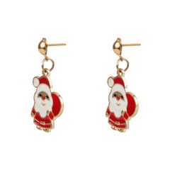 Christmas Special Cute Santa Claus Drop Earrings [AER127]