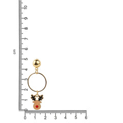 Christmas Special Rudolf the Red Nosed Reindeer Drop Earrings [AER128]