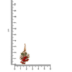 Christmas Special Double Bell Drop Earrings [AER132]