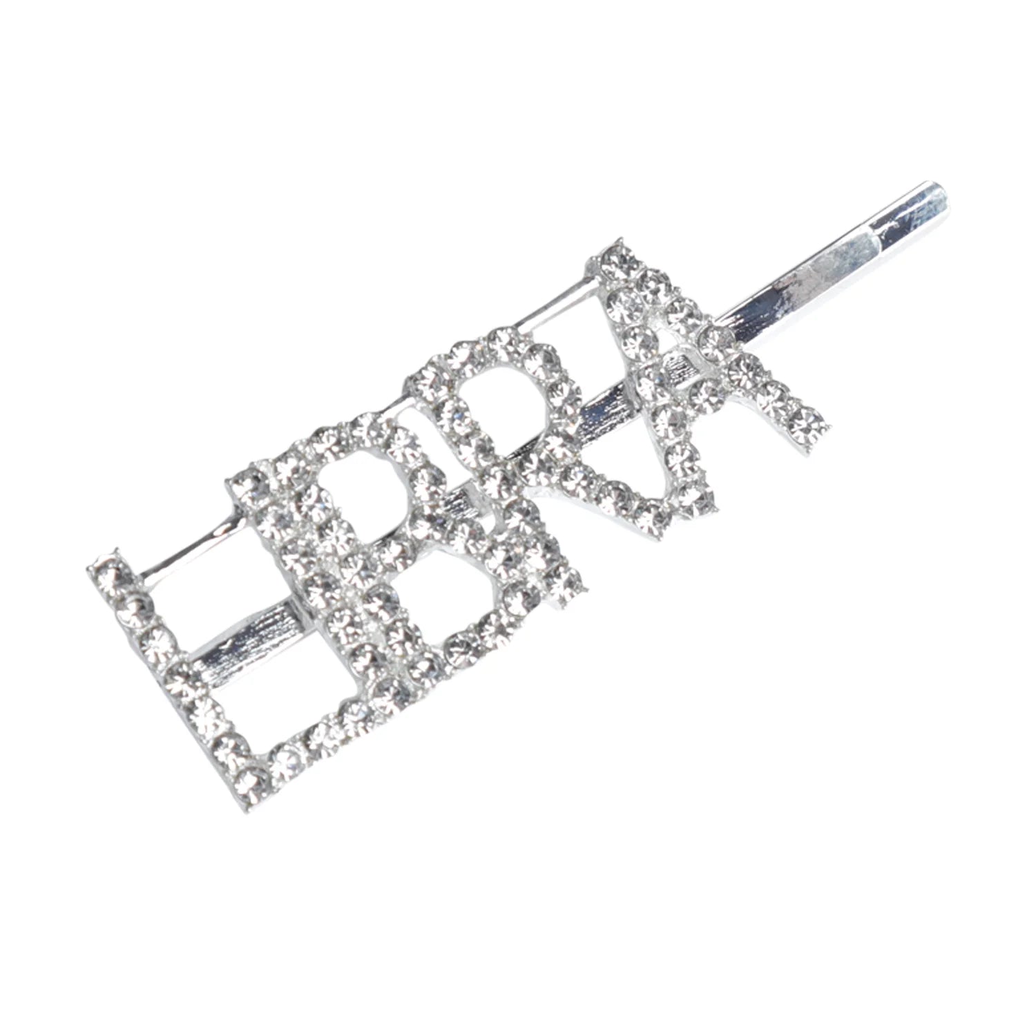 Silver Glitter "LIBRA" Hairpin – Zodiac Clip [AHA099]