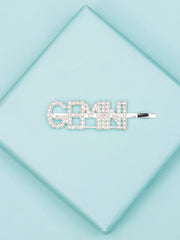 Silver Glitter GEMINI Hairpin [AHA104]