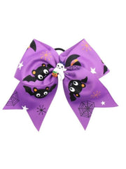 Halloween 2021 Purple 7inch GHOST Cheer Bow [AHA122]