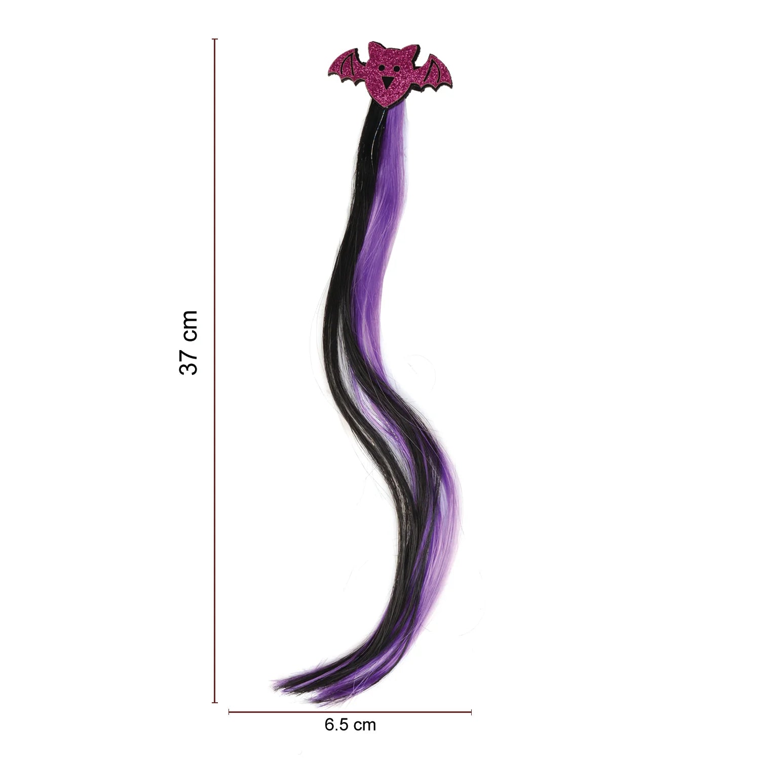 Halloween Purple Bat Hair Pin with Extensions [AHA129]