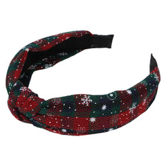 Christmas Red & Green Plaid Hairband [AHA187]