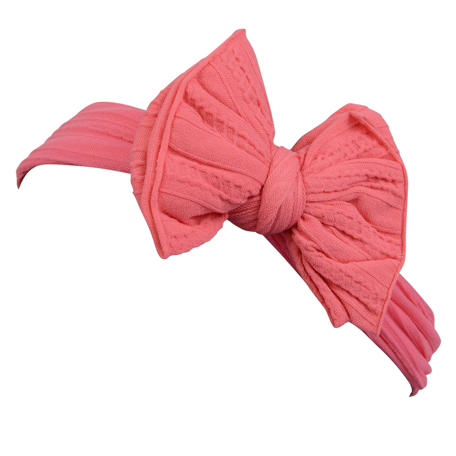 Combo of Three Pure Cotton Big Bow Head Band In Pastel Shades for Babies [AHA264.265.266]