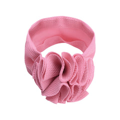 Baby Pink Cotton Big Flower Baby Headband [AHA272]