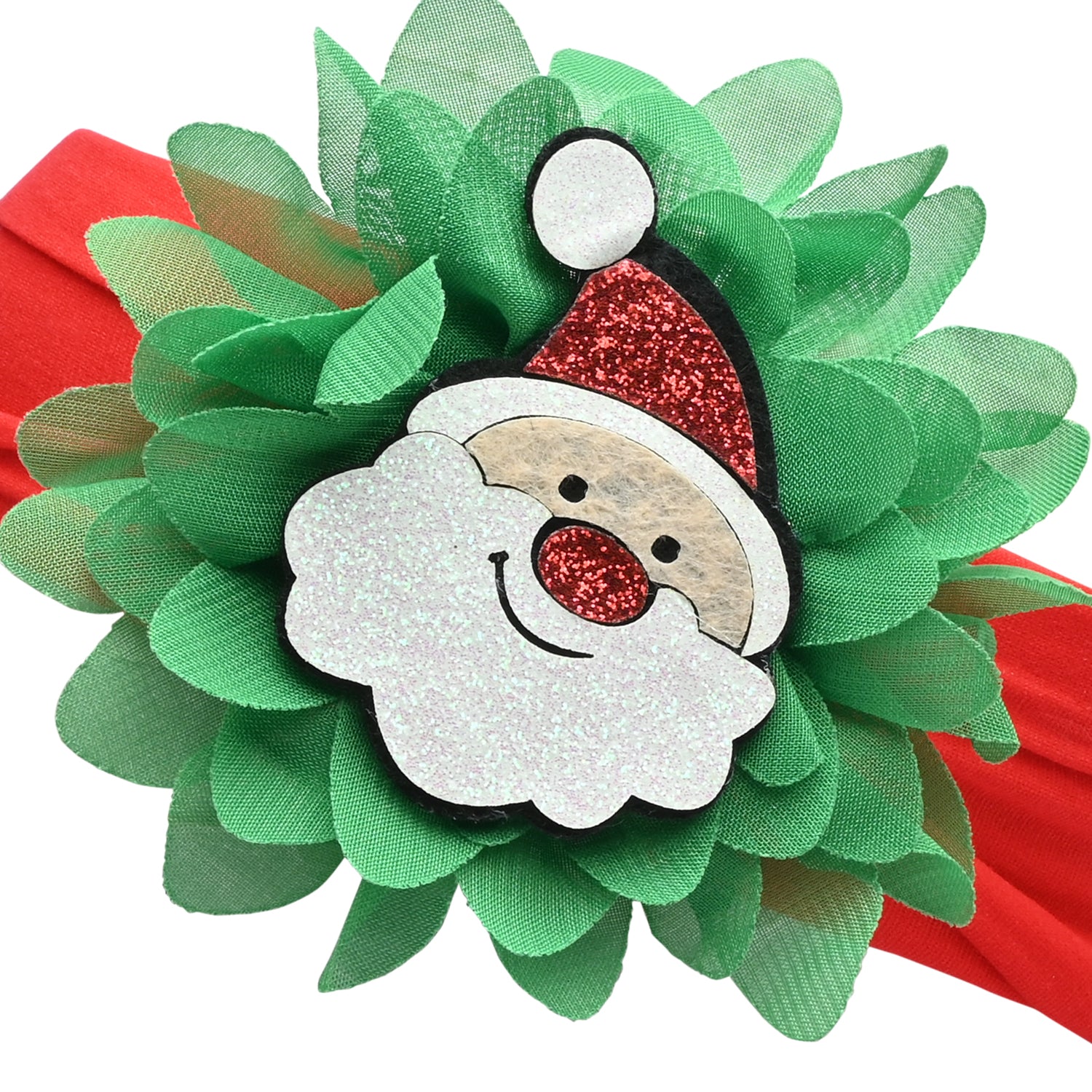 Christmas Red Santa Headband for Baby Girls [AHA346]