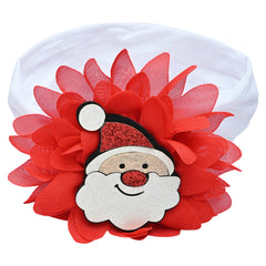 Christmas White Santa Headband for Baby Girls [AHA348]