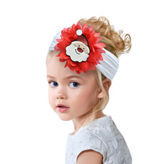 Christmas White Santa Headband for Baby Girls [AHA348]