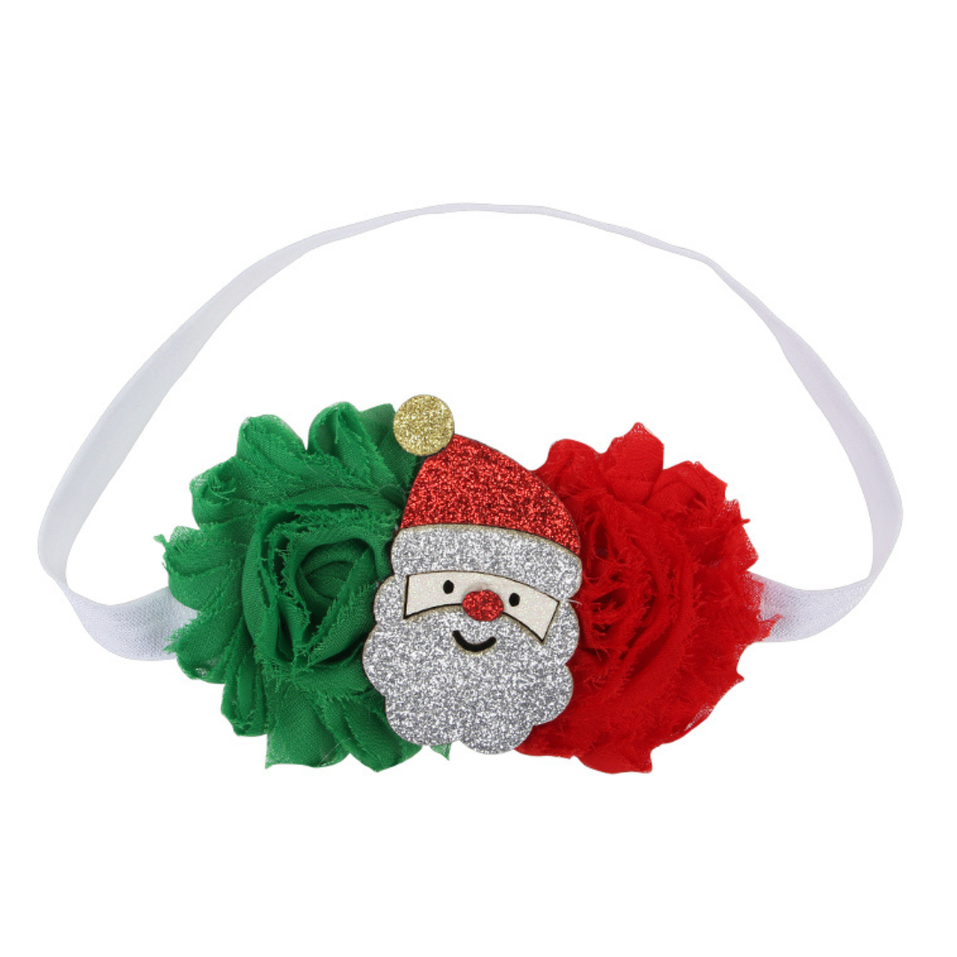 Christmas Santa Headband for Baby Girls [AHA350]