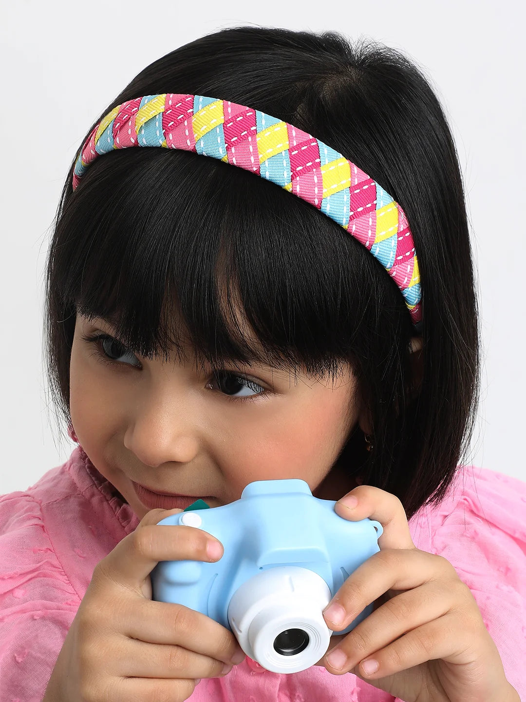 Multicolor Braided Ribbon Hairband [AHA354]