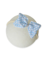 Combo of 3 Bows with Nylon Stretch Band for Baby Girl [AHA361]