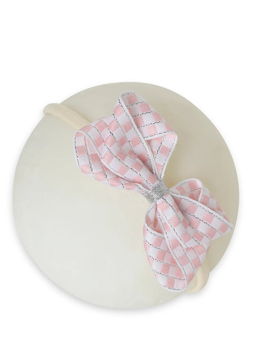 Combo of 3 Bows with Nylon Stretch Band for Baby Girl [AHA361]