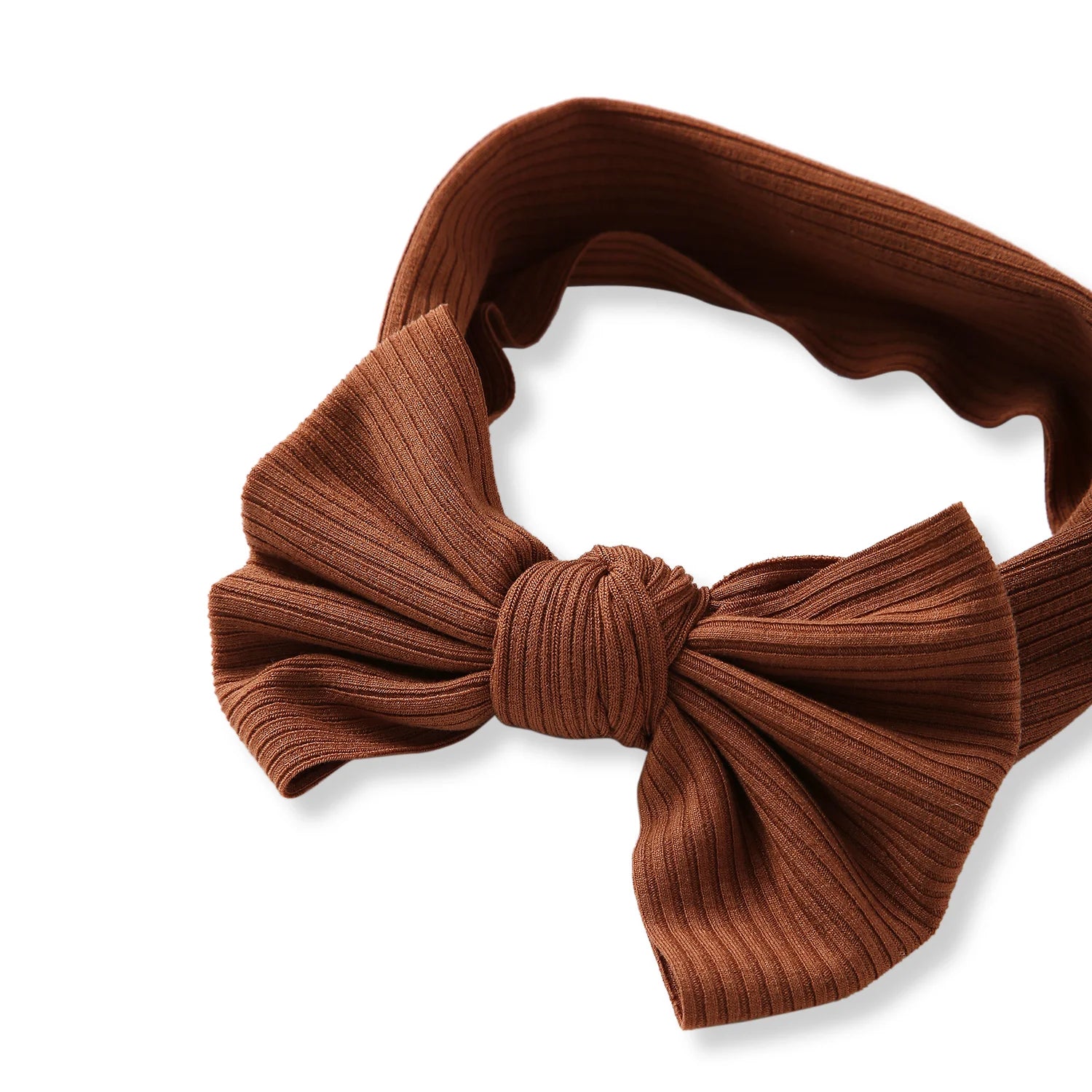 Bronze Bow Knot Cotton Headband [AHA402]