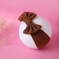 Bronze Bow Knot Cotton Headband [AHA402]