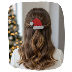 Christmas Glitter Hair Clips & Bows: Festive Accessories