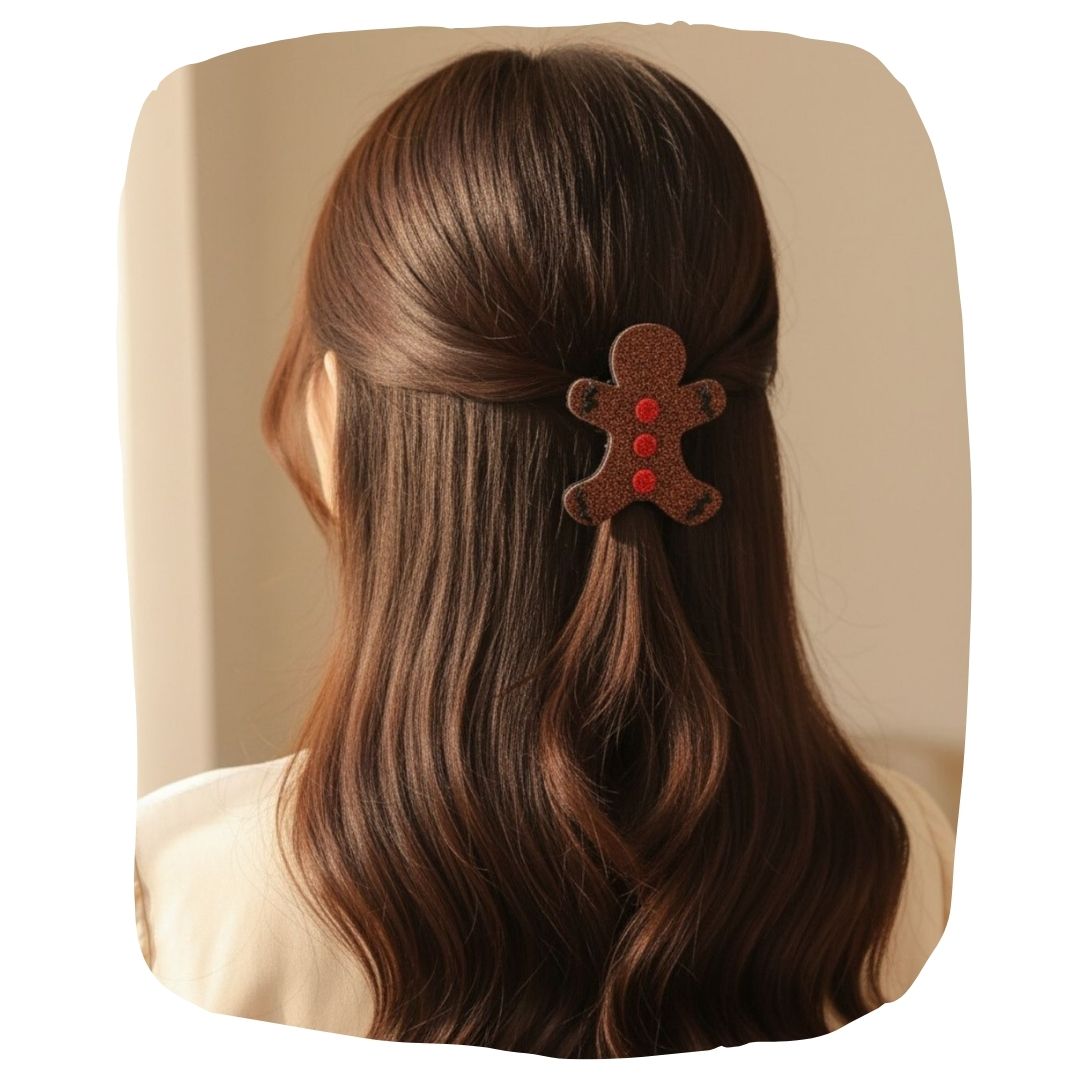 Christmas Glitter Hair Clips: Festive Holiday Sparkle Collection