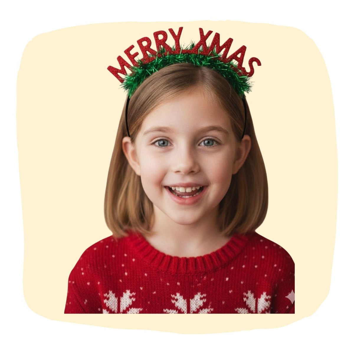 Magical Christmas Glitter Hair Accessories for Girls