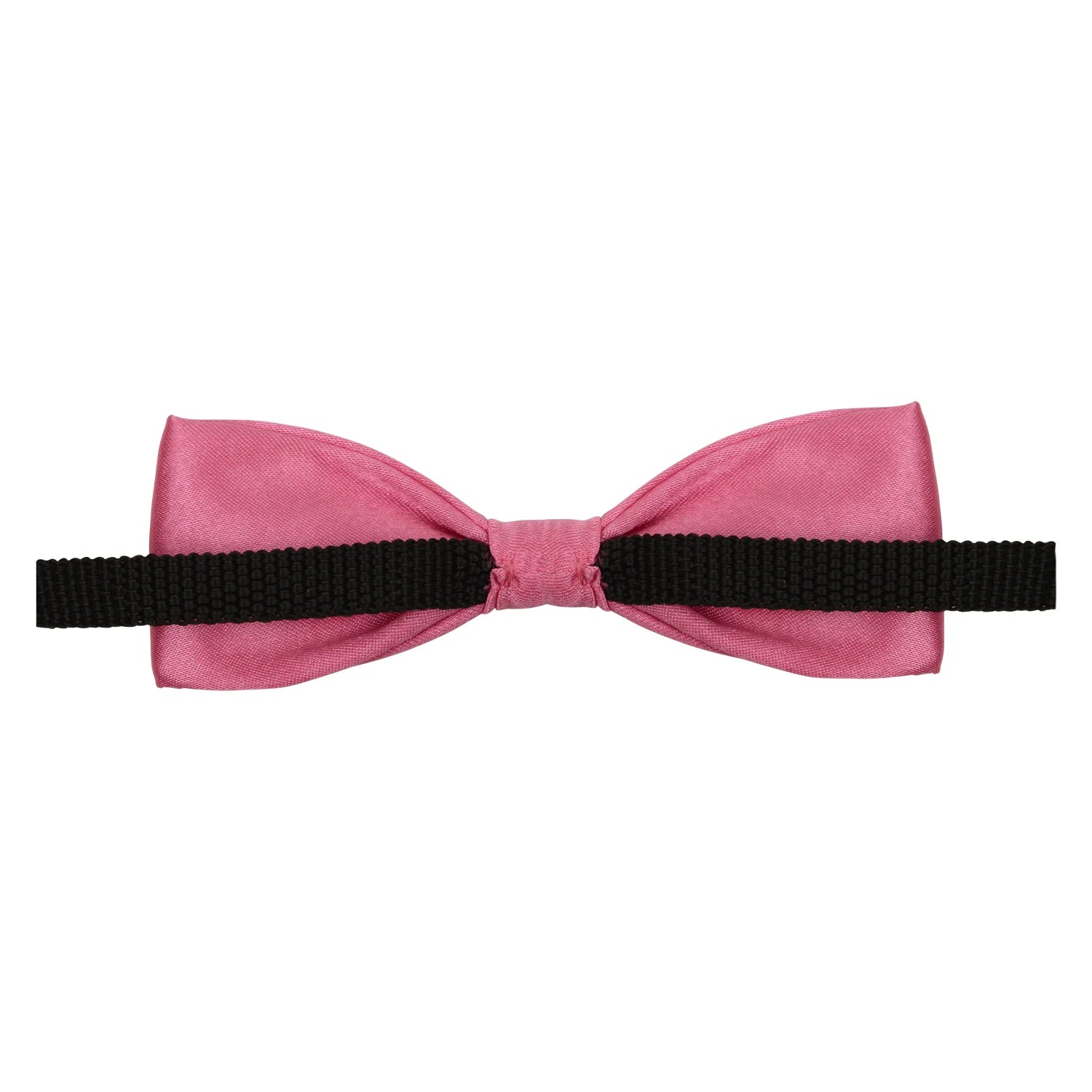 Adjustable Satin Bow Tie for Boys – Pink (Pre-Tied & Clip-On) [AKA022]