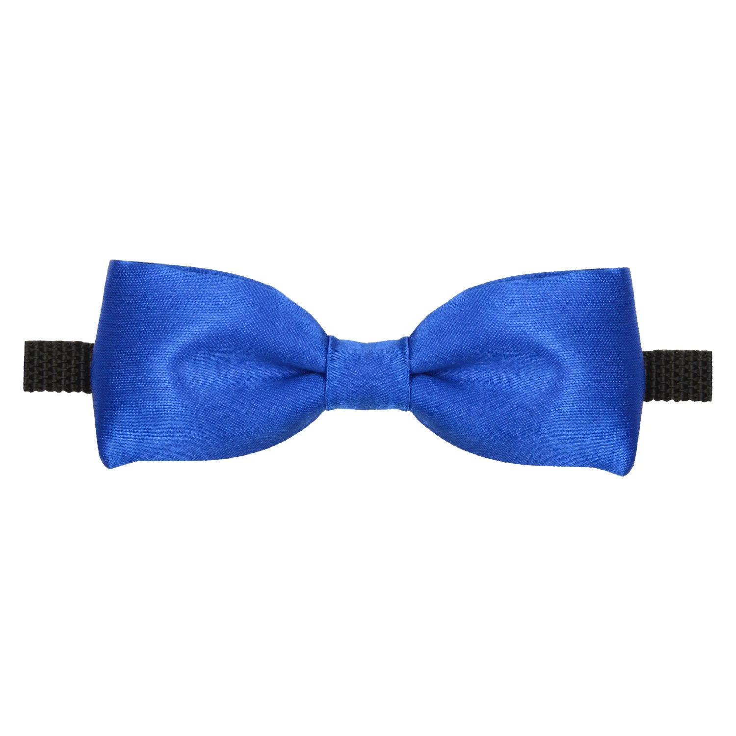 Adjustable Satin Bow Tie for Boys – Ink Blue (Pre-Tied & Clip-On) [AKA023]