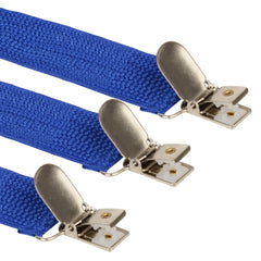 Adjustable Y-Back Suspenders for Boys – Blue (Clip-On & Stretchable) [AKA036]