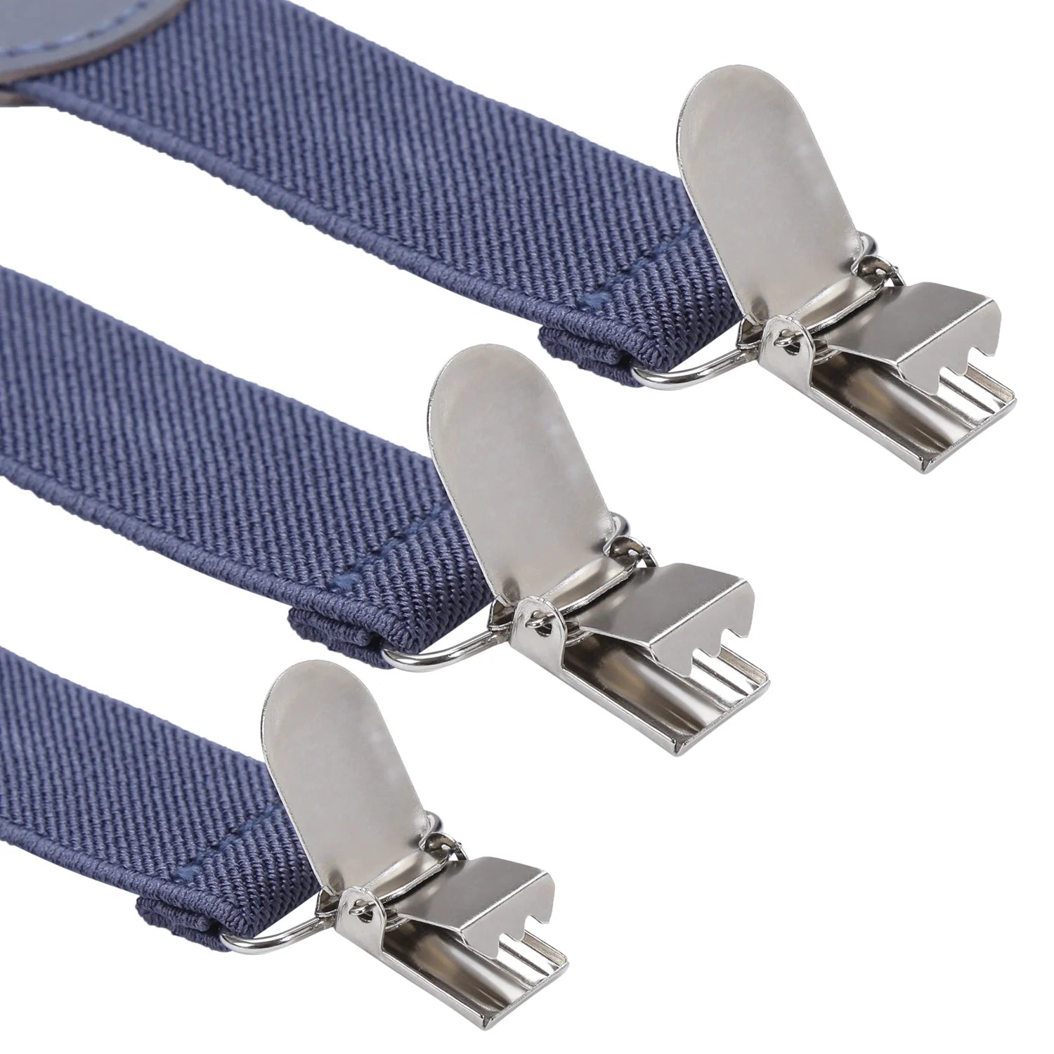 Adjustable Y-Back Suspenders for Boys – Grey (Clip-On & Stretchable) [AKA048]