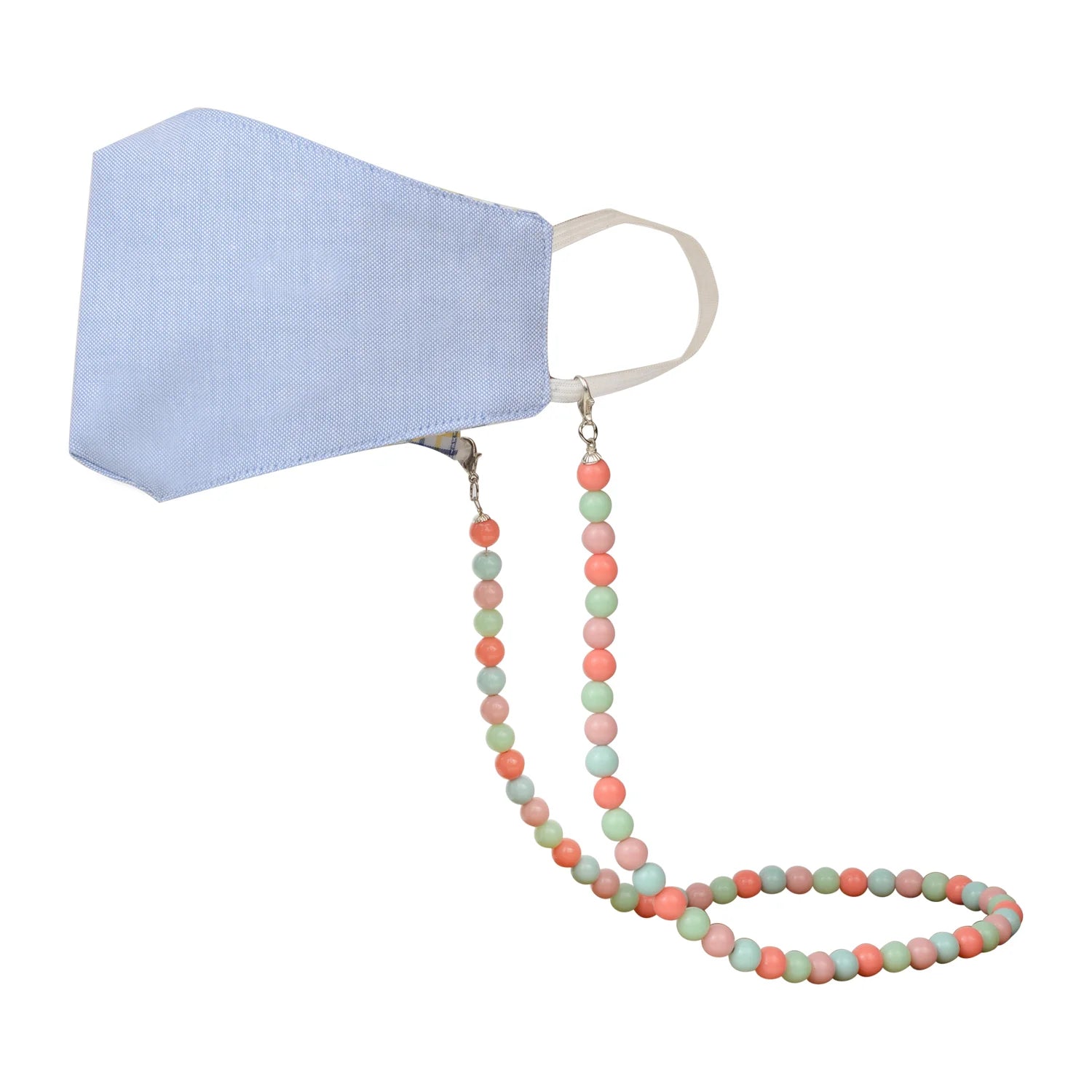 Colorful Beaded Mask & Glasses Chain for Kids – 2-in-1 Holder [AMC002]